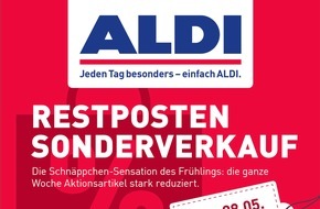 Unternehmensgruppe ALDI Nord: ALDI Nord startet große Schnäppchenjagd