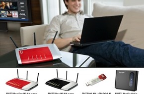 AVM GmbH: AVM auf der Cebit 2008: Mehr DSL mit schnellem WLAN N-Standard - Neue Leistungsklasse mit aufeinander abgestimmten Produkten