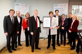 DAAD: Deutscher Akademischer Austauschdienst erfolgreich zertifiziert nach ISO 9001