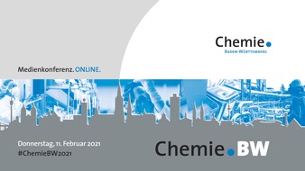 Arbeitgeberverband Chemie Baden-Württemberg e.V.: Erinnerung: Medienkonferenz online Chemie- und Pharma-Konjunktur Baden-Württemberg am Donnerstag, 11. Februar