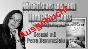 Kreispolizeibehörde Rhein-Kreis Neuss: POL-NE: Krimilesung im Schießkeller der Polizei - Veranstaltung mit Petra Hammesfahr ist ausgebucht