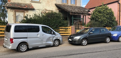 Polizeidirektion Worms: POL-PDWO: Flörsheim-Dalsheim - Vorfahrt missachtet, vier PKW beschädigt