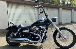 Polizei Duisburg: POL-DU: Meiderich: Harley Davidson aus Garage gestohlen - Zeugen gesucht
