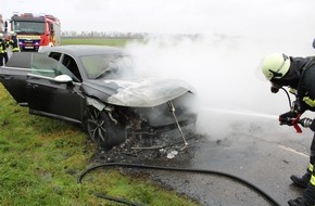 Polizei Düren: POL-DN: Fahrzeugbrand: Ursache vermutlich technischer Defekt