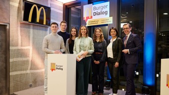 McDonald's Deutschland: Auftakt Burger Dialog: McDonald's bringt Gen Z und Politiker:innen an einen Tisch