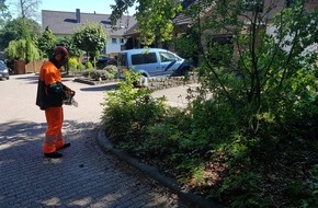 Feuerwehr Schermbeck: FW-Schermbeck: Sturmeinsatz am Samstagnachmittag