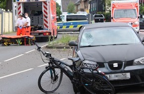 Polizei Rheinisch-Bergischer Kreis: POL-RBK: Bergisch Gladbach - Pkw kollidiert mit Pedelec-Fahrerin