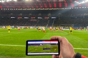 Sky Deutschland: "Sky 5G Multiview App": Vodafone und Sky bringen Live-Features auf die Smartphones der Stadionbesucher