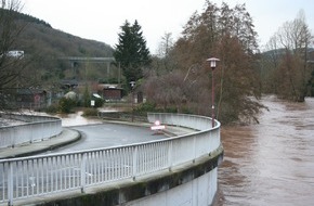 Polizeidirektion Kaiserslautern: POL-PDKL: Hochwasser nach stetigen Regenfällen