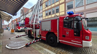 Freiwillige Feuerwehr Celle: FW Celle: Rauchentwicklung in der Altstadt von Celle