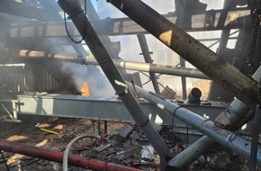 Feuerwehren des Landkreises Ravensburg: LRA-Ravensburg: Brand Getreidetrocknung