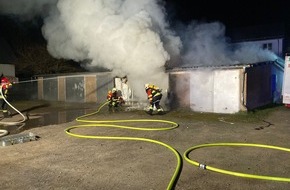 Landespolizeiinspektion Nordhausen: LPI-NDH: Garage ausgebrannt