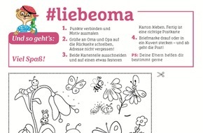 Wort & Bild Verlagsgruppe - Unternehmensmeldungen: Post für Oma & Opa: Jetzt Osterkarten selber machen - mit "medizini" und "Baby und Familie"