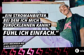 E WIE EINFACH GmbH: Fühl ich einfach: E WIE EINFACH zeigt, wie man die junge Zielgruppe begeistert. Emotionale Kampagne mit Sänger Kasi setzt dabei voll auf Gen-Z-Awareness.