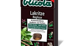 Ricola Group AG: Ricola lanciert Lakritze in der Deutschschweiz (BILD)