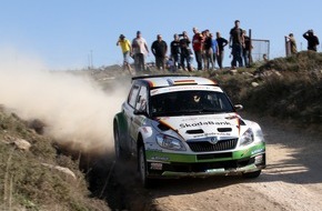 Skoda Auto Deutschland GmbH: Sepp Wiegand/Timo Gottschalk erobern Platz vier in der IRC-Gesamtwertung zurück! (BILD)
