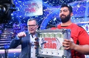 ProSieben: Prime-Time-Sieg für "Schlag den Star" auf ProSieben: Faisal Kawusi triumphiert über Ralf Moeller