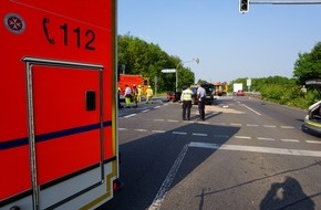 Feuerwehr Ratingen: FW Ratingen: Ratingen 19.05.2018 18:40 Uhr Brachter Str. Verkehrsunfall mit Quad.