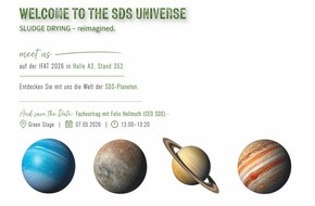 SCHLAMMTROCKNUNG michel gmbh - SDS: SDS - michel gmbh pr&auml;sentiert neue Generation der Schlammtrocknung auf der IFAT M&uuml;nchen / Br&uuml;denfreie Schlammtrocknung ohne Halleninfrastruktur: hohe Effizienz und klare Systematik f&uuml;r Betreiber