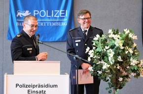 Polizeipräsidium Einsatz: POL-Einsatz: Führungswechsel bei der Bereitschaftspolizeidirektion Göppingen