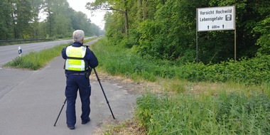 Polizei Coesfeld: POL-COE: Coesfeld, Brink, B474/ Wildunfallzahlen senken