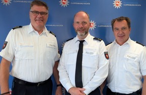 Polizeidirektion Oldenburg: POL-OLD: Neuer Einsatzleiter bei der PI Cloppenburg/Vechta +++ Polizeipr&auml;sident f&uuml;hrt Nils Wiebusch in Amt ein +++