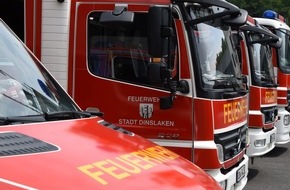 Feuerwehr Dinslaken: FW Dinslaken: Gemeldeter Brand auf der Talstraße