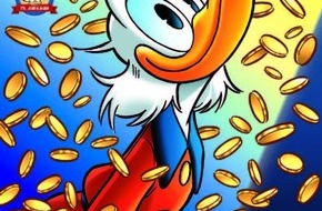 Egmont Ehapa Media GmbH: 75 Jahre Dagobert Duck: reichste Ente der Welt feiert "ein bisschen"