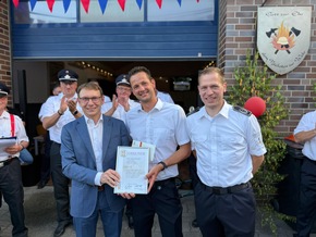 FW-WRN: Löschgruppe Langern feierte rund gelungenes Feuerwehrfest