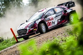Ford Puma Hybrid Rally1-Pilot Martins Sesks war die Sensation der WM-Rallye Lettland