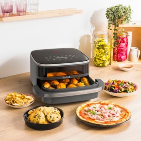 Tefal Easy Fry XL Surface – 2-in-1-Lösung vereint Heißluftfritteuse und Pizzaofen