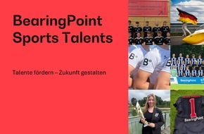 BearingPoint GmbH: BearingPoint startet Sportsponsoring zur gezielten Förderung junger Talente