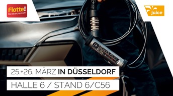 Juice Technology AG: Aktuelle Pressemeldung: Juice an der Fachmesse "Flotte! Der Branchentreff 2026"