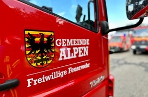 Freiwillige Feuerwehr Alpen: FW Alpen: Smartwatch löst Alarm aus