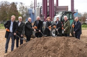 RheinEnergie AG: RheinEnergie und Köln Bonn Airport feiern Spatenstich für nachhaltiges Holzheizwerk