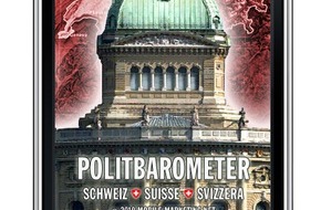 Politbarometer Schweiz: Politbarometer Schweiz als benutzerfreundliches Gratis-App lanciert