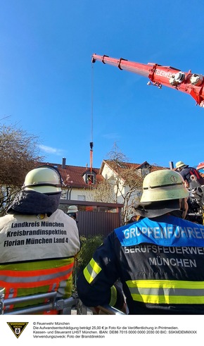 FW-M: Wochenendrückblick der Feuerwehr München für den 3. bis 6. April 2026