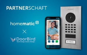 eQ-3 AG: DoorBird und Homematic IP machen die Zutrittssteuerung komfortabler als je zuvor