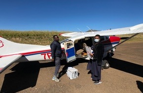 MAF Schweiz: AstraZeneca-Impfung in Lesotho per Kleinflugzeug geliefert