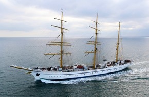 Presse- und Informationszentrum Marine: Nun geht es endlich los! Segelschulschiff "Gorch Fock" nimmt Kurs auf die Kanarischen Inseln
