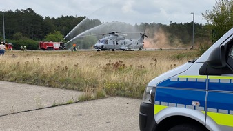 Polizeidirektion Oldenburg: POL-OLD: Polizeidirektion Oldenburg übt Bewältigung von größeren Gefahren- und Schadenslagen +++Polizeipräsident Kühme würdigt Zusammenarbeit zwischen Bundeswehr, Feuerwehr, Rettungsdienst und Polizei +++