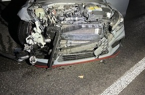 Polizeidirektion Landau: POL-PDLD: Mehrst&uuml;ndige Vollsperrung nach Verkehrsunfall auf der A65