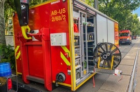 Feuerwehr Dresden: FW Dresden: Gasausströmung in einem Wohngebäude