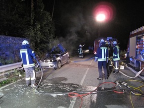 FW-AR: Verkehrsunfall zwischen Oeventrop und Uentrop fordert ein Menschenleben