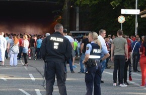 Polizeipräsidium Westpfalz: POL-PPWP: Täterfestnahme nach Abbrennen von Pyrotechnik