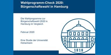 Universität Hohenheim: Bürgerschaftswahl Hamburg: Wahlprogramme oft unverständlich
