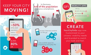 PTV Group: Neue City-App feiert Premiere - Auf dem Weltverkehrsforum 2015 stellt die PTV Group neue mobile Anwendungen für Städte und ihre Bürger vor