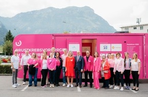 PINK CUBE Test Your Breast: JA zur Brustkrebsfr&uuml;herkennung: Kanton Schwyz arbeitet ein Brustkrebsvorsorgeprogramm aus