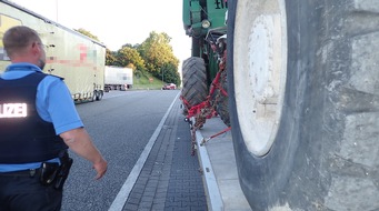 Polizeipräsidium Mittelhessen - Pressestelle Gießen: POL-GI: Autobahnpolizei nimmt Schwerlastverkehr ins Visier