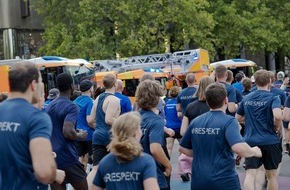 Feuerwehr Hannover: FW Hannover: Mehr als 1.000 Teilnehmende setzen beim "Run4Respect" ein Zeichen f&uuml;r Respekt und gegen Gewalt gegen Einsatzkr&auml;fte